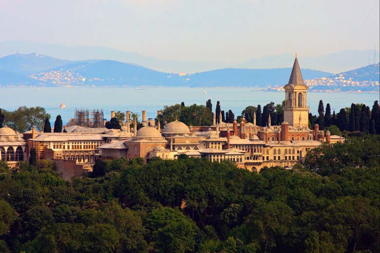 Panorâmica do Palácio de Topkapi